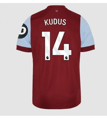 West Ham United Mohammed Kudus #14 Replika Hjemmebanetrøje 2023-24 Kortærmet